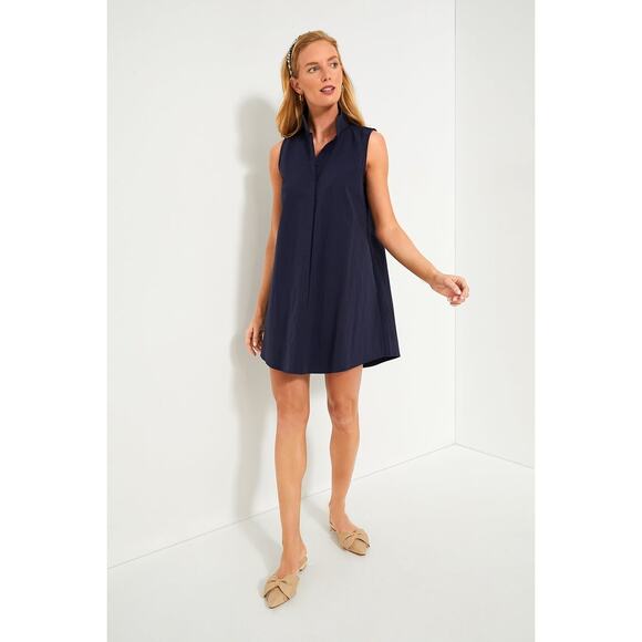 TUCKERNUCK Navy Sleeveless Charlie Dress Size S NWT Retail $128 Tuckernuck - Picture 7 of 8